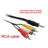 Audio video RCA cable / 3 RCA to 3 RCA cable / AV cables
