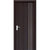 Hotel interior PVC wooden door