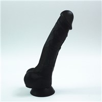 Sex Toy for Women, Big Silicone Corlorful Dildos with Sucker (Black), ADULT TOY
