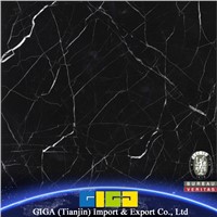 GIGA 18mm Flamed Ogee edge Black Marquina Marble stone