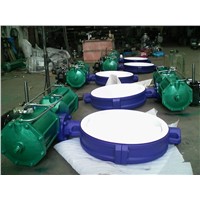 Large torque pneumatic actuator AW series/  butterfly valve with pneumatic actuator