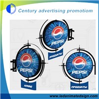 Rotating vacuum light box