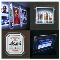 Super slim acrylic led light box