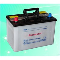75D31R  12V75AH Dry Charged Car Batteries