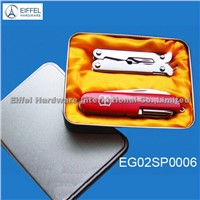 Multi tool set in tin box ( multi knife & multi plier)EG02SP0006