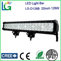 IP68 Waterproof 20&amp;quot; 126W LED Light Bar For Jeep Wrangler Accessories 4x4