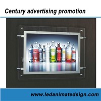 Business advertising Acrylic led light box