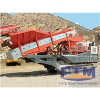 Crawler iron ore mobile crusher price