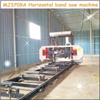 MJ3709A horizontal wood band saw mill