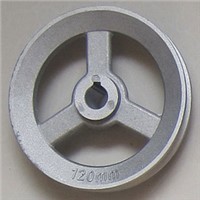 Aluminum belt pulley. Customized Cast Iron Belt Pulley