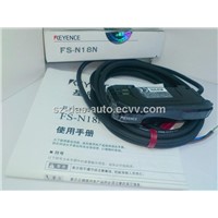 KEYENCE FS-N18N~~ fiber amplifier,cable type,NPN output.
