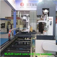 MJ329 Vertical band saw log cutting sawmill machine