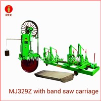 MJ329Z 35&amp;quot; Automatic African teak wood cutting band saw