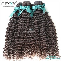 Hot selling can be dyed brazilian deep wave hair for black girl