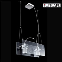 factory direct sale tempered glss adjustable angle of illumination LED pendant lamp