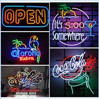 Indoor neon sign