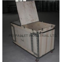 No Nails Box, Fast assembly Box , Collapsible plywood box