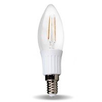 factory direct bulk sale E14 2W candle shape Filament LED bulb