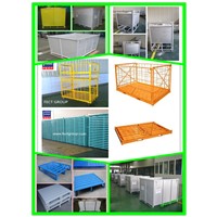 metal pallets with side/disassembly steel box pallet