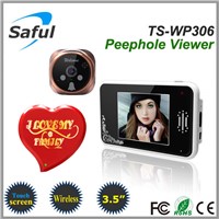 shenzhen Saful TS-WP306 2.4GHz wireless unlock, talk ,take pictuers, digital door viewer
