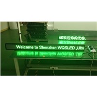 P4.8 single green led signs