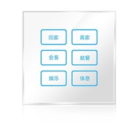 Wireless infrared wifi remote control networking zigbee timer touch panel switch