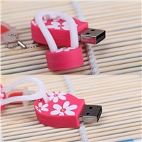 Mini cute pink shoes made in chian usb flash driver