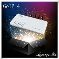GSM VOIP gateway for call terminal 4 ports gsm sim box voip gateway, 4 sim card server sms gateway