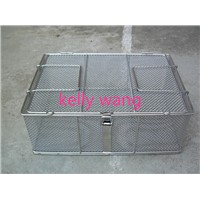 stainless steel woven,welded hospital medical wire mesh basket