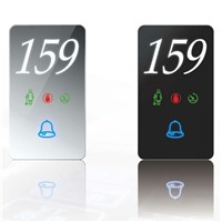 Intelligent doorbell controller with LED backlight glass
