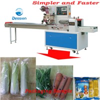 Packaging machine for vegetable/celery/olive/spinach/wax gourd/lotus root/eggplant packing machine