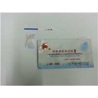 hCG pregnancy test kit strip