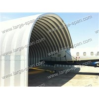 steel arch hangar