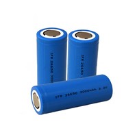 Cylindrical LiFePO4 Battery 26650 with 2800mAh 3.2V