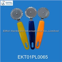 Promotional Pizza cutter  with ABS handle, handle color can be customized(EKT01PL0065)