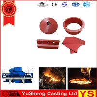 Heat processed casting high manganese steel VSI crusher wear spares