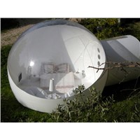 Half Transparent Inflatable Dome Sight-Seeing Beach Tent