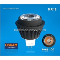 High quality ce/rosh GU10 MR16 6W OSRAM COB LED spotlights