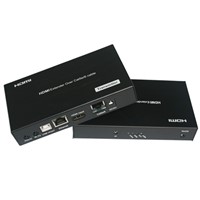 100m HDBaseT HDMI Extender, black metal 100m hdbaset video and audio splitter supported 3d and ir
