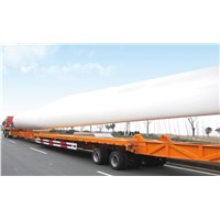 60 - 70 tons heavy duty wind power equipment / wind blade transport semi trailer