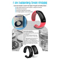 Fashion Smart Bluetooth Bracelet with Making and Picking up calls ,MP3 Function