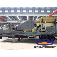 Tire Type Mobile Jaw Crushing Plant