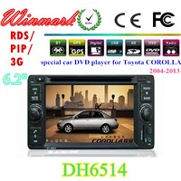 6.2inch Touch Screen Car DVD Player for Toyota Corolla in Dash DH6514