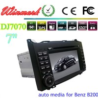 7'' in-dash special car dvd player for Mercedes-Benz B200 DJ7070