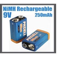 Consumer NiMH Rechargeable Battery 9V 250mAh
