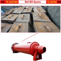 Wear resistant ball mill liner plate