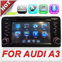 car audio radio car dvd player for A3 2003-2011 with GPS navigation bluetooth touch sreen DJ7047 7''