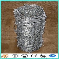 Hot Dipped Galvanized Barbed Wire fencing roll ( Factory )