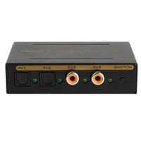 Digital to Analog Converter 2 SPDIF+2 Coaxial Audio Switcher Support Dolby AC3 DTS THX HDCD LPCM
