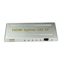 on Sales! HDMI Splitter 1X4 3D 4kx2k Metal House, 1.4 Version